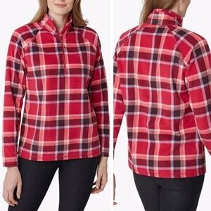 NWT!!! Eddie Bauer Women’s Ultra Soft 1/4‎ Zip Long Sleeve Pullover Top (Size M)